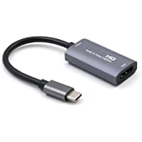 Los mejores  - WJES Tarjeta Captura de Video HDMI a USB C Compatible con Entrada 4K@30Hz y Salida 1080P 60fps Grabador de Videojuegos…